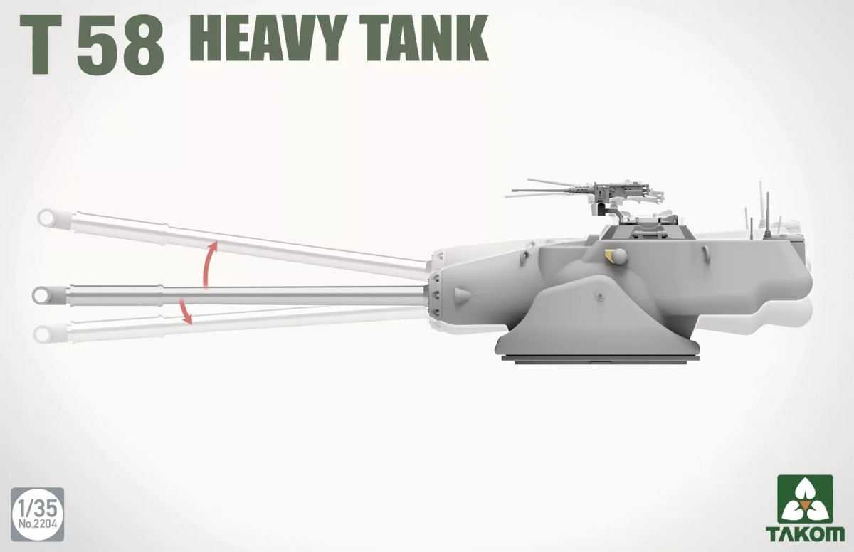 Takom 2204 T58 Heavy Tank 1/35 – Bild 4