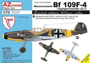 AZ Model AZ7626 Bf 109F-4 JG.3 1/72