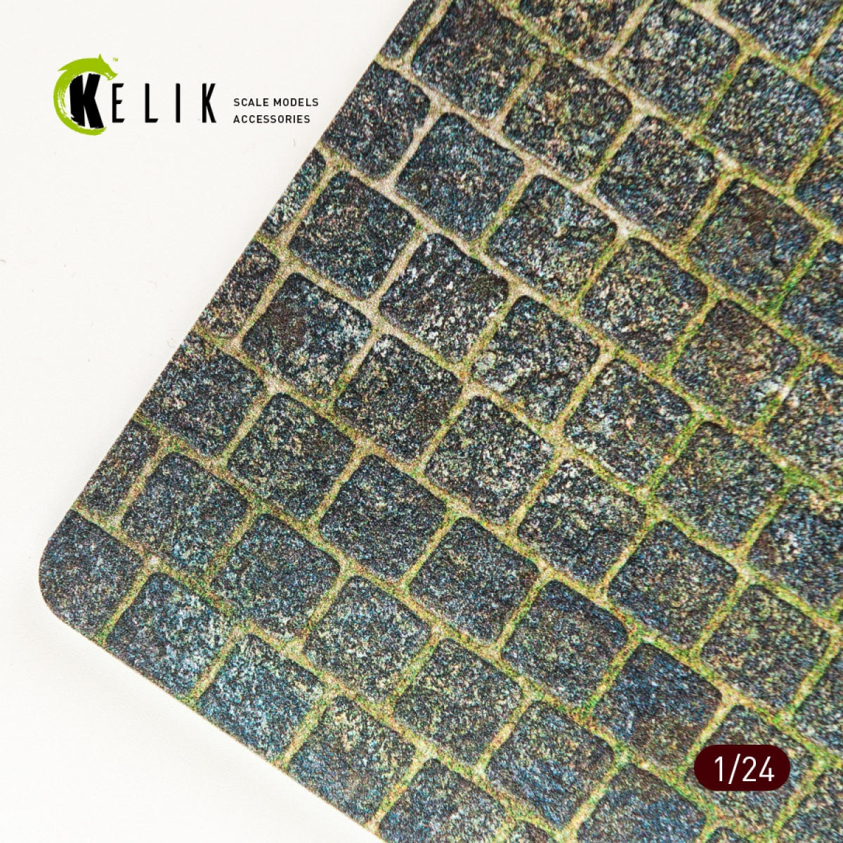 KELIK KS24011 Cobblestone road 1910s-1930s Base - Acrylic 3 mm (280 x 180 mm) (170 g) (210 g) 1/24 – image 3