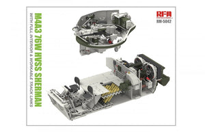Rye Field Model 5042 M4A3 76W HVSS Sherman With full interior 1/35 – image 7