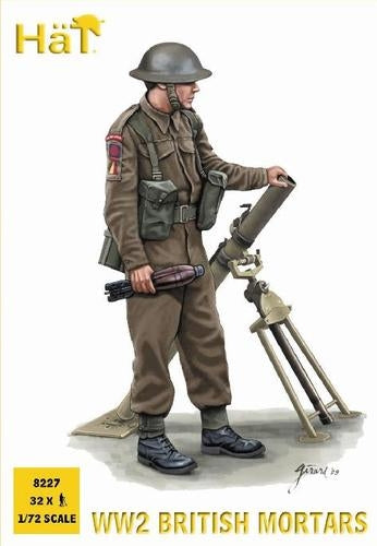 Hat 8227 WWII British Mortars 1/72