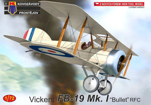 Kovozavody Prostejov KPM0249 Vickers FB-19 Mk.I “Bullet” RFC 1/72