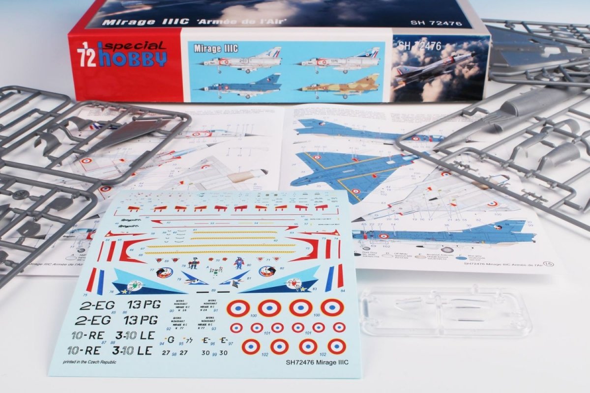 Special Hobby 72476 Mirage IIIC &amp;#39;Armée de l&amp;#39;Air&amp;#39; 1/72 – obrázek 20