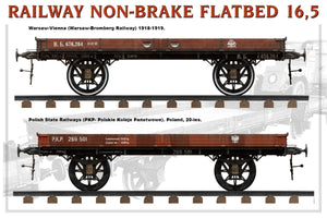 MiniArt 39004 RAILWAY NON-BRAKE FLATBED 16.5 t 1/35 – image 6