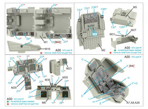 Quinta Studio QD35099 AH-64E 3D-Printed &amp;amp; colored Interior on decal paper (Takom) 1/35 – image 2