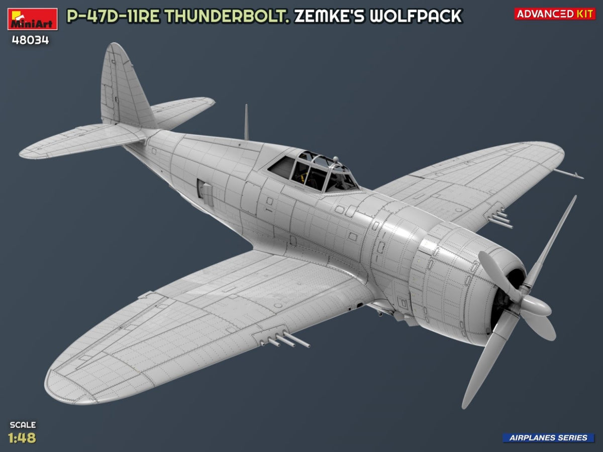 MiniArt 48034 P-47D-11RE Thunderbolt. Zemke&amp;#39;s Wolfpack. Advanced Kit 1/48 – obrázek 7