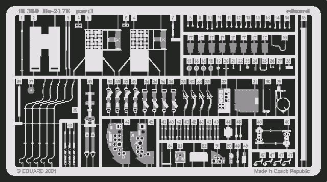 Eduard 48360 Do 217E 1/48 (MONOGRAM, REVELL) – zdjęcie 2