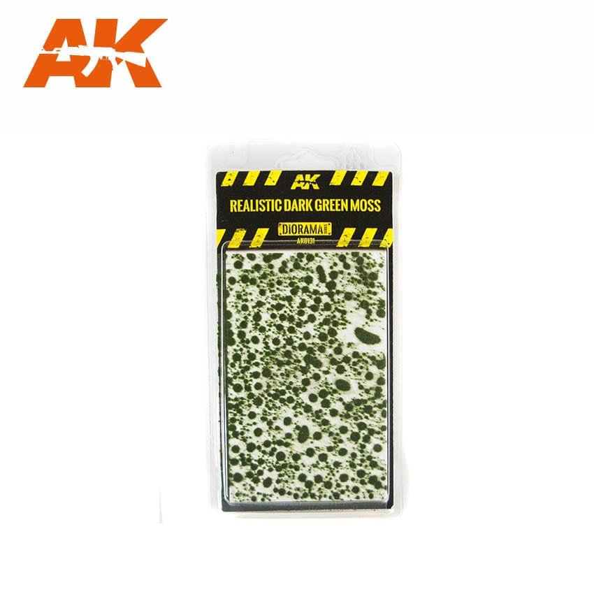 AK Interactive AK8131 MOUSSE VERT FONCÉ RÉALISTE 