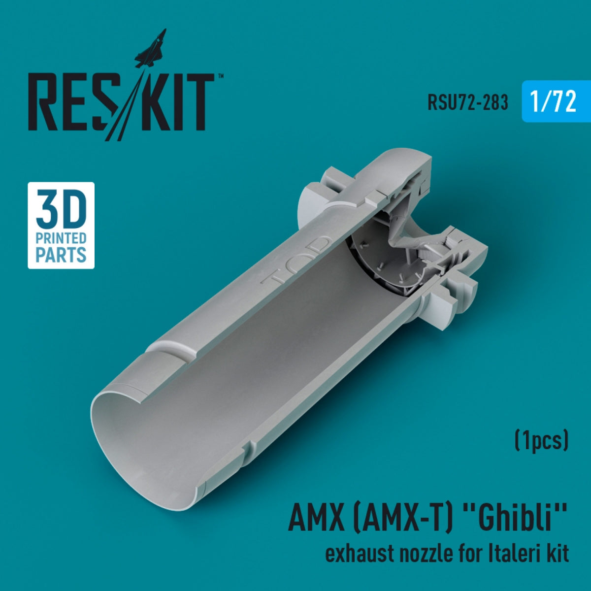 RESKIT RSU72-0283 AMX (AMX-T) "Ghibli" exhaust nozzle for Italeri kit (3D Printed) 1/72