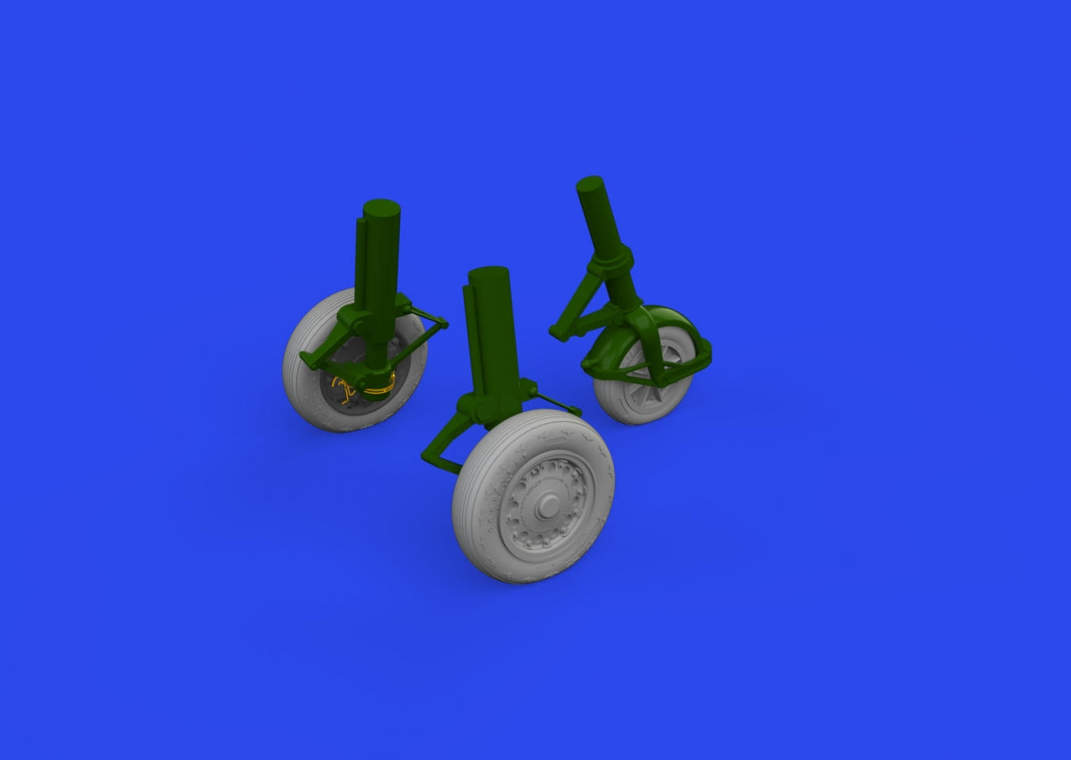 Eduard 648968 J-35 Draken wheels Type 2 HASEGAWA 1/48