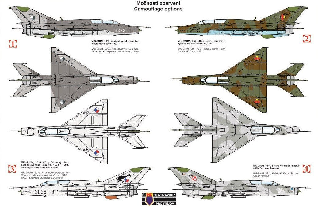 Kozavody Prostejov KPM0108 MiG-21UM “Mongol B” (1/72) – Bild 3