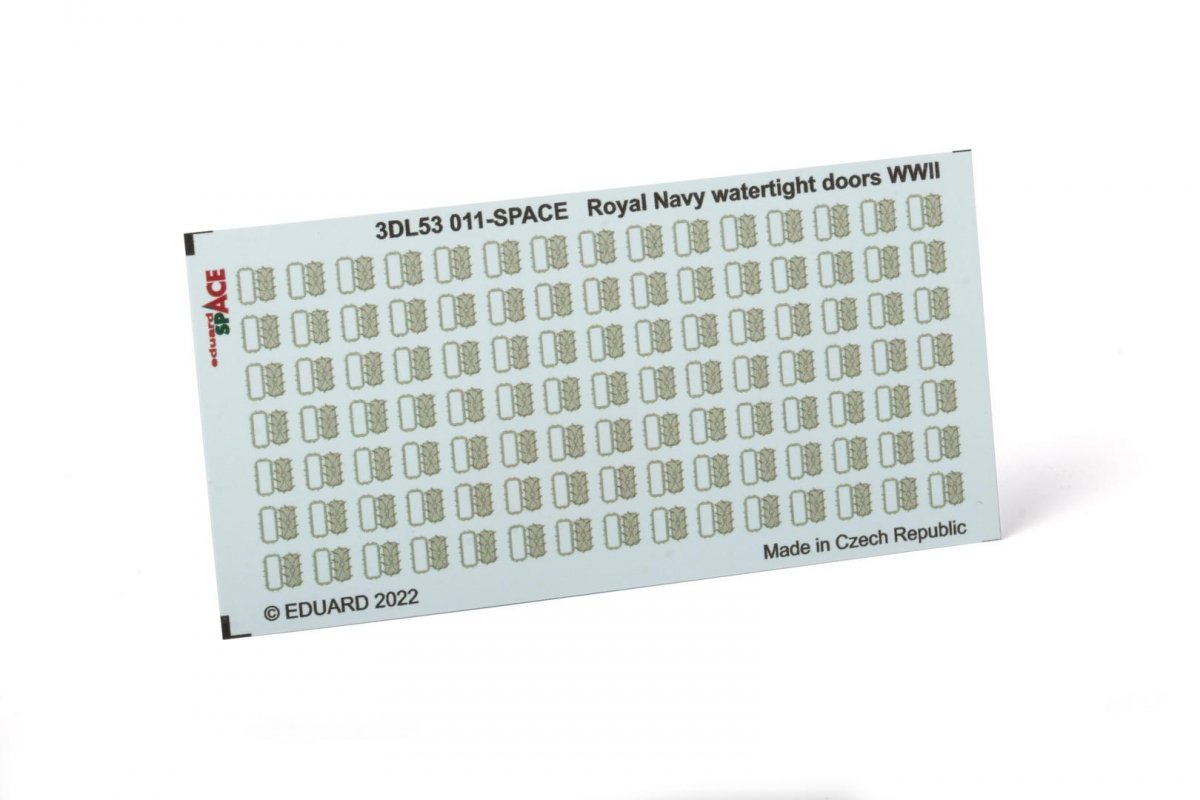 Eduard 3DL53011 Royal Navy watertight doors WWII SPACE 1/350 – obrázek 2