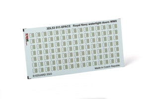 Eduard 3DL53011 Royal Navy watertight doors WWII SPACE 1/350 – obrázek 2