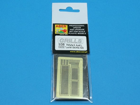 Aber 35G09 Grilles for German tank Pz.Kpfw. II, Ausf.L Luchs (SD.Kfz.123) (1/35) – immagine 4