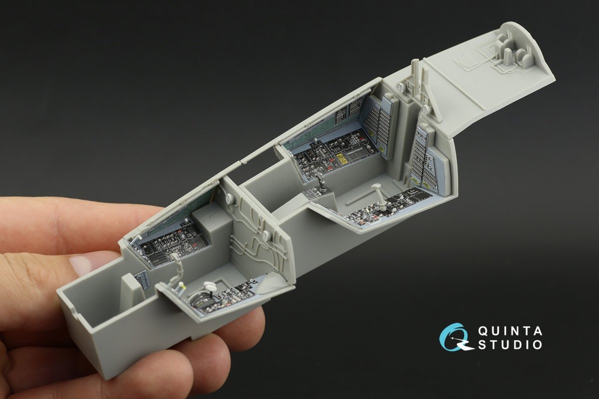 Quinta Studio QD32033 F-14D 3D-Printed &amp;amp; colored Interior on decal paper ( Trumpeter ) 1/32 – image 8