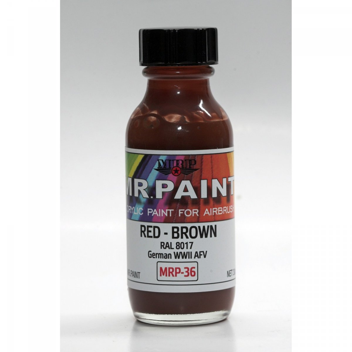 MR. Paint MRP-036 Red Brown RAL 8017 WWII German AFV 30ml – image 2