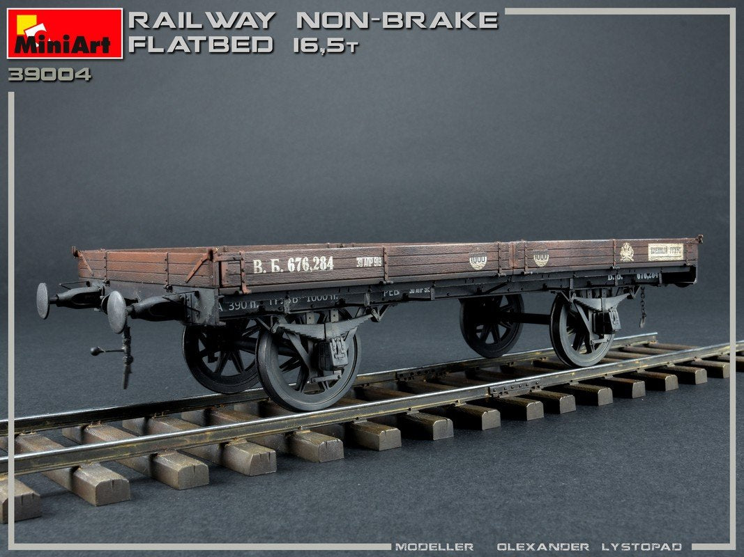 MiniArt 39004 RAILWAY NON-BRAKE FLATBED 16.5 t 1/35 – image 2