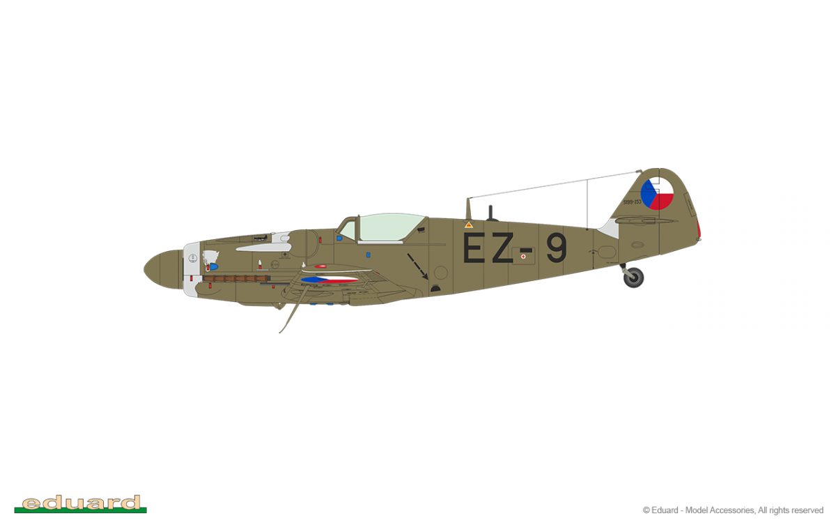 Eduard 70151 Avia S-199 bubble canopy 1/72 – obrázek 12