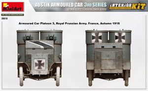 Miniart 39010 AUSTIN ARMORED CAR 3rd SERIES: GERMAN, AUSTRO-HUNGARIAN, FINNISH SERVICE. INTERIOR KIT 1/35 – immagine 14