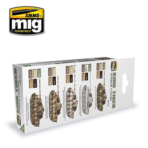 Ammo of Mig Jimenez 7166 KING TIGER EXTERIOR COLOR (SPECIAL TAKOM EDITION) VOL.2 6x17ml – Bild 2