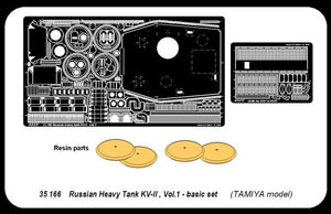 Aber 35166 Soviet heavy tank KV-II part 1 basic set (TAM) (1/35) – image 4
