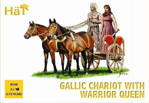 Hat 8140 Celtic Chariot with Queen 1/72