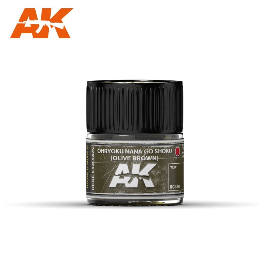 AK Interactive RC330 OHRYUKO NANA GO SHOKU (BRUN OLIVE) 10ML
