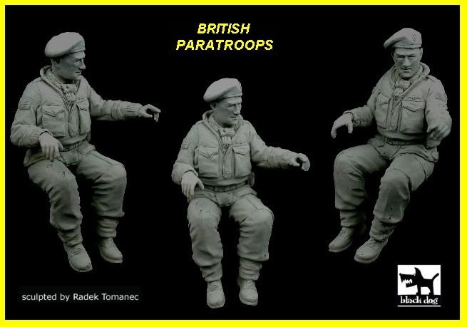 Black Dog F35097 British paratrooper driver 1/35 – zdjęcie 4
