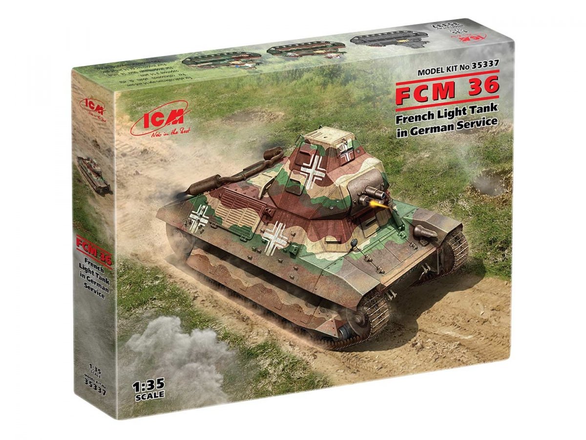 ICM 35337 FCM 36 French Light Tank in German Service 1/35 – image 2