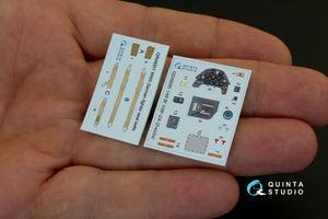 Quinta Studio QD48085 Bf 109F-2/F-4 3D-Printed &amp;amp; colored Interior on decal paper (for Zvezda kit) 1/48 – Bild 2