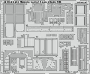 Eduard 491454 B-26B Marauder cockpit &amp;amp; nose interior ICM 1/48 – image 2