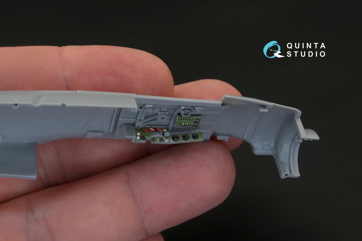 Quinta Studio QD48102 A6M2 3D-Printed &amp;amp; colored Interior on decal paper (for Hasegawa kit) 1/48 – Bild 5