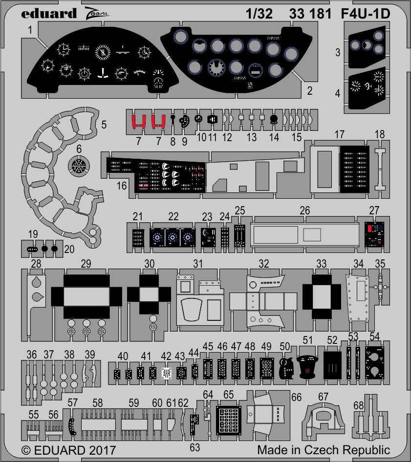 Eduard 33181 F4U-1D TAMIYA 1/32