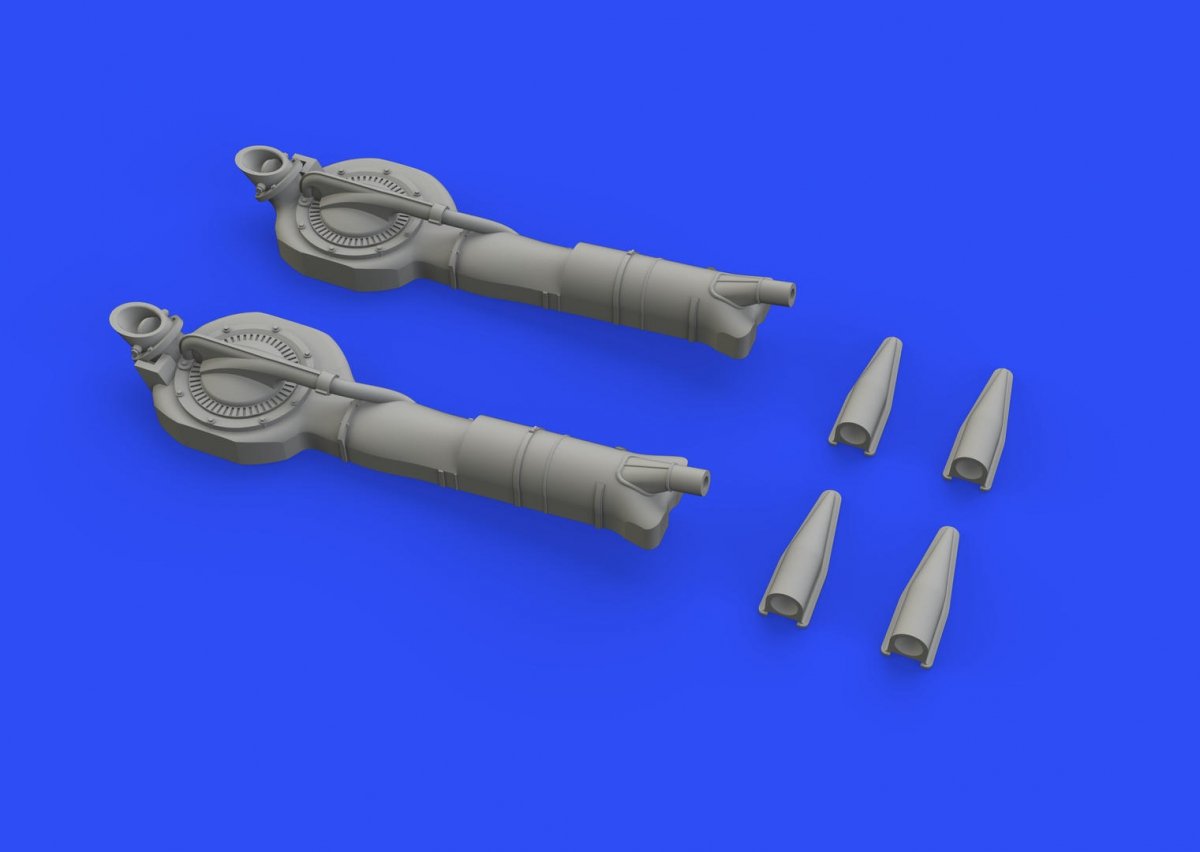Eduard 648519 P-38F/ G superchargers 1/48 TAMIYA – image 2