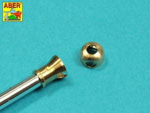 Aber 35L-332 76.2 mm (3 inch) 17 pounder Mk. II barrel with muzzle brake for A34 COMET tank 1/35 – Bild 2