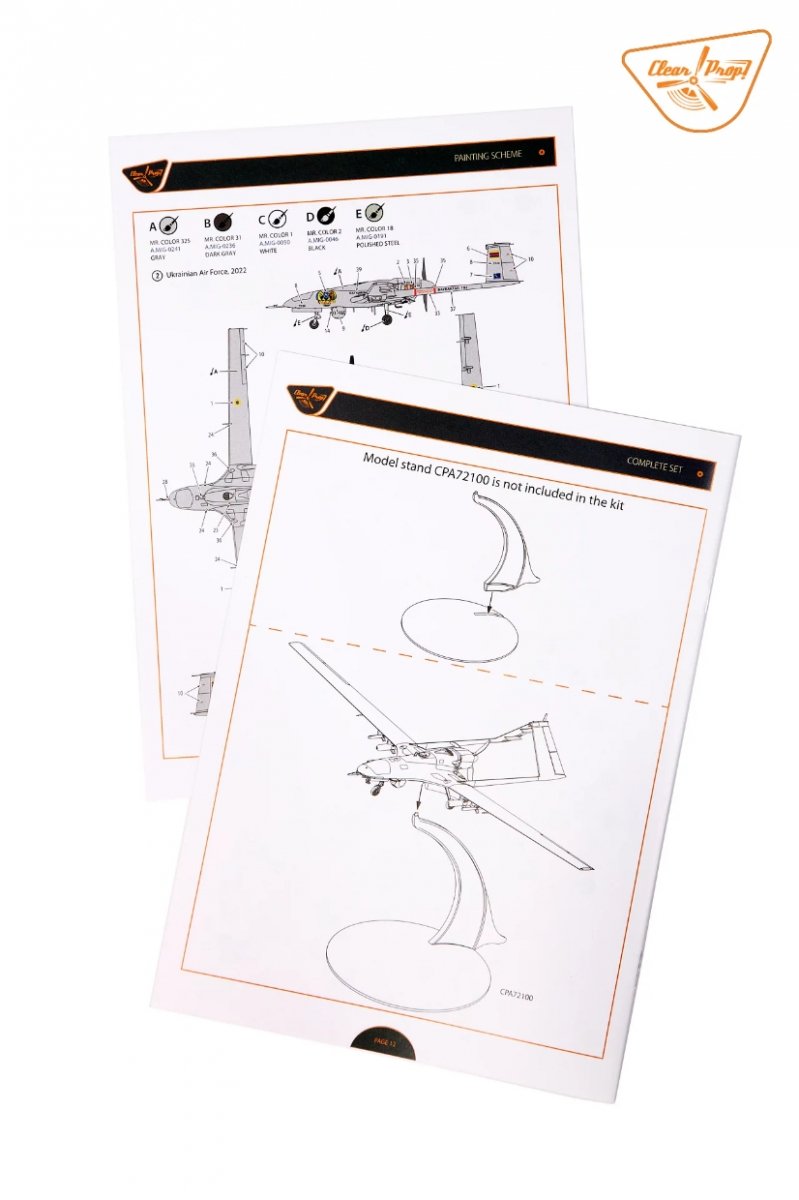 Clear Prop! CP4812 TB.2 UAV in Polish Service STARTER KIT 1/48 – Bild 11