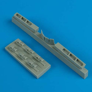 Quickboost QB72306 P-40M/N Wahawks exhaust &amp;amp; radiator flaps 1/72