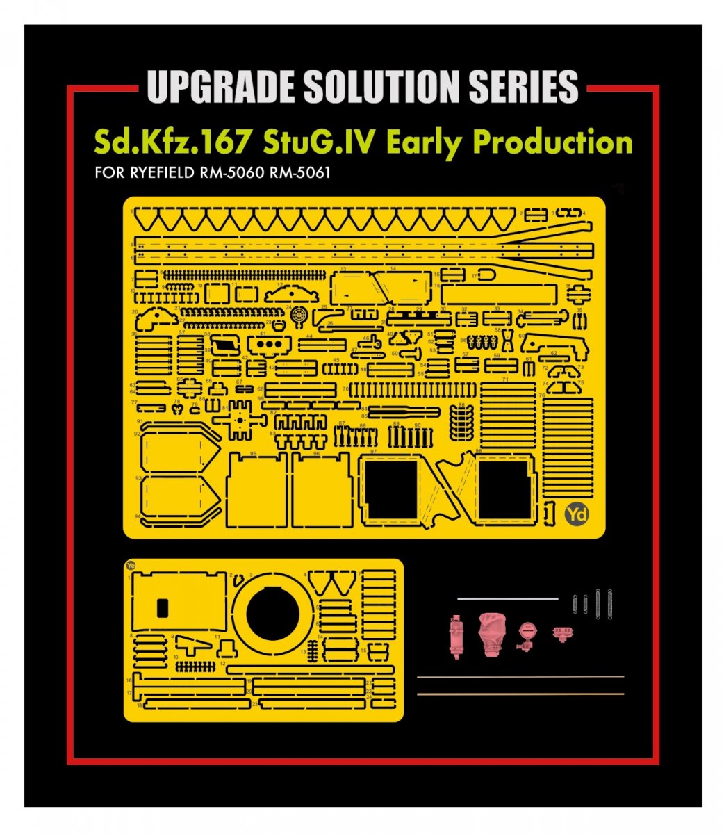 Rye Field Model 2025 Upgrade set for 5060&amp;amp;5061 StuG.IV Early Production 1/35 – image 2