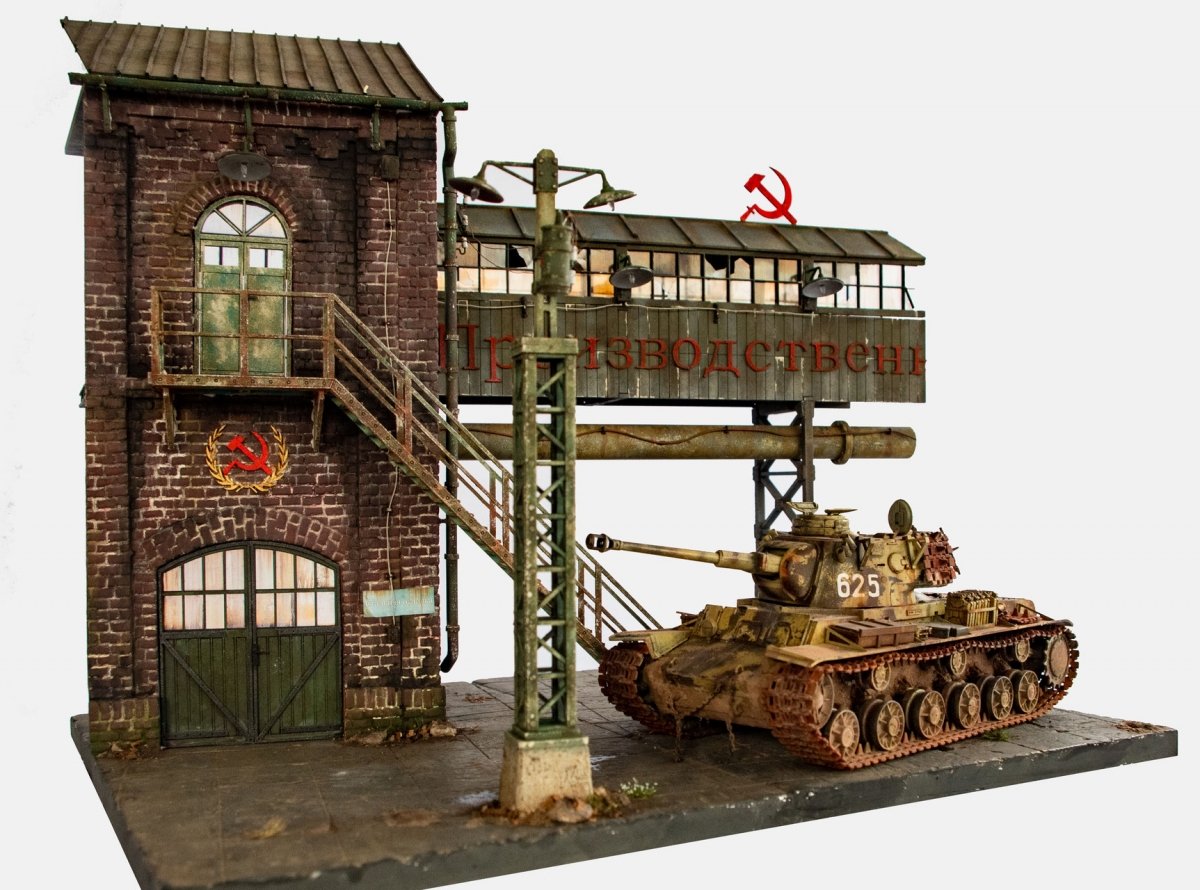 RT-Diorama 35305 Diorama-Base: Gun Factory &amp;quot;Barrikaden&amp;quot; 1/35 – image 2