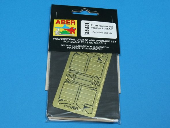 Aber 35A031 Front fenders for Panther A/D (1/35) – image 3