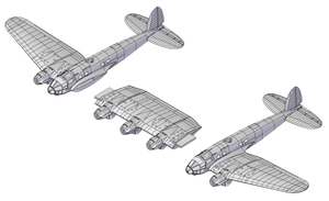 Roden 346 Heinkel He 111Z-1 Zwilling 1/144 – immagine 3