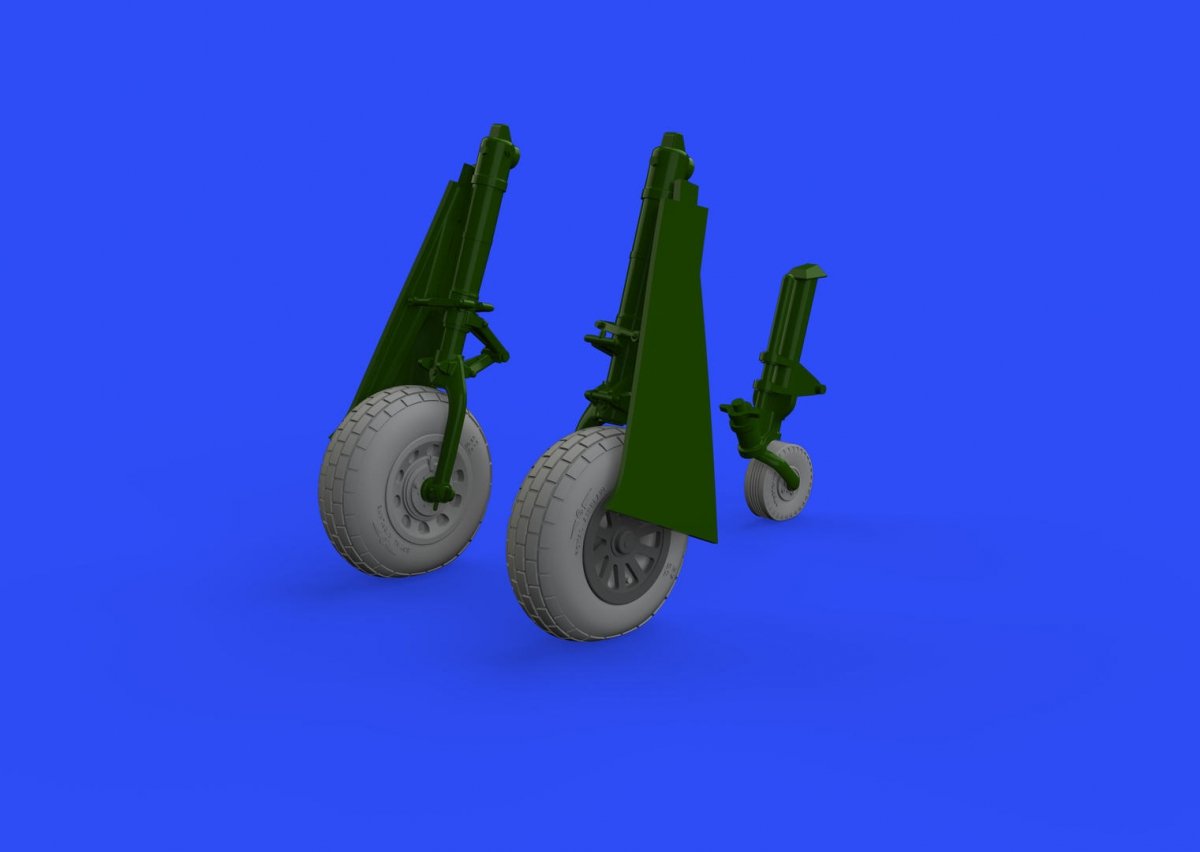 Roues Eduard 648505 P-51D à bande de roulement à bloc 1/48 EDUARD