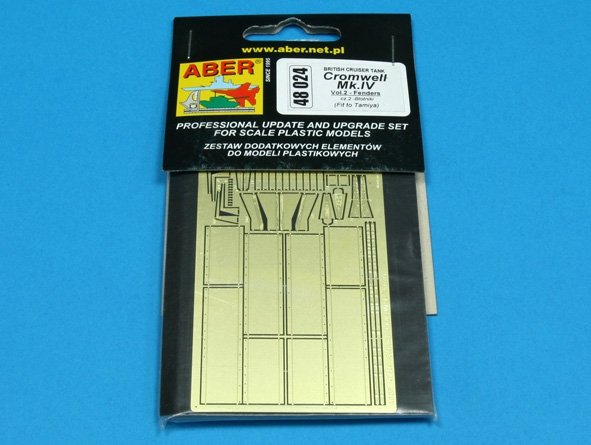 Aber 48024 British cruiser tank Cromwell Mk.IV - vol. 2 - additional set - fenders 1/48 – image 3