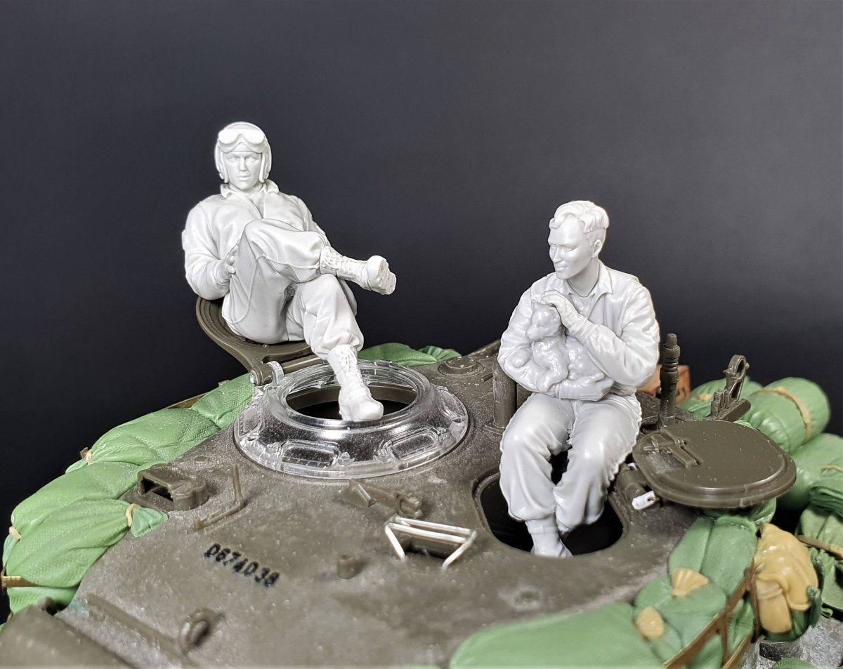 Panzer Art FI35-150 Easy rider Sherman tank crew 1/35 – obrázek 2