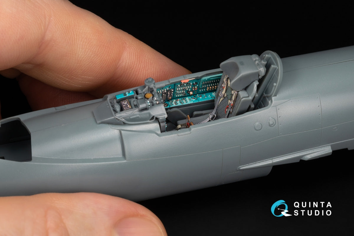 Quinta Studio QD+48576 MiG-21SM Fishbed-J 3D-Printed &amp;amp; colored Interior on decal paper (Eduard) (with 3D-printed resin parts) 1/48 – image 14