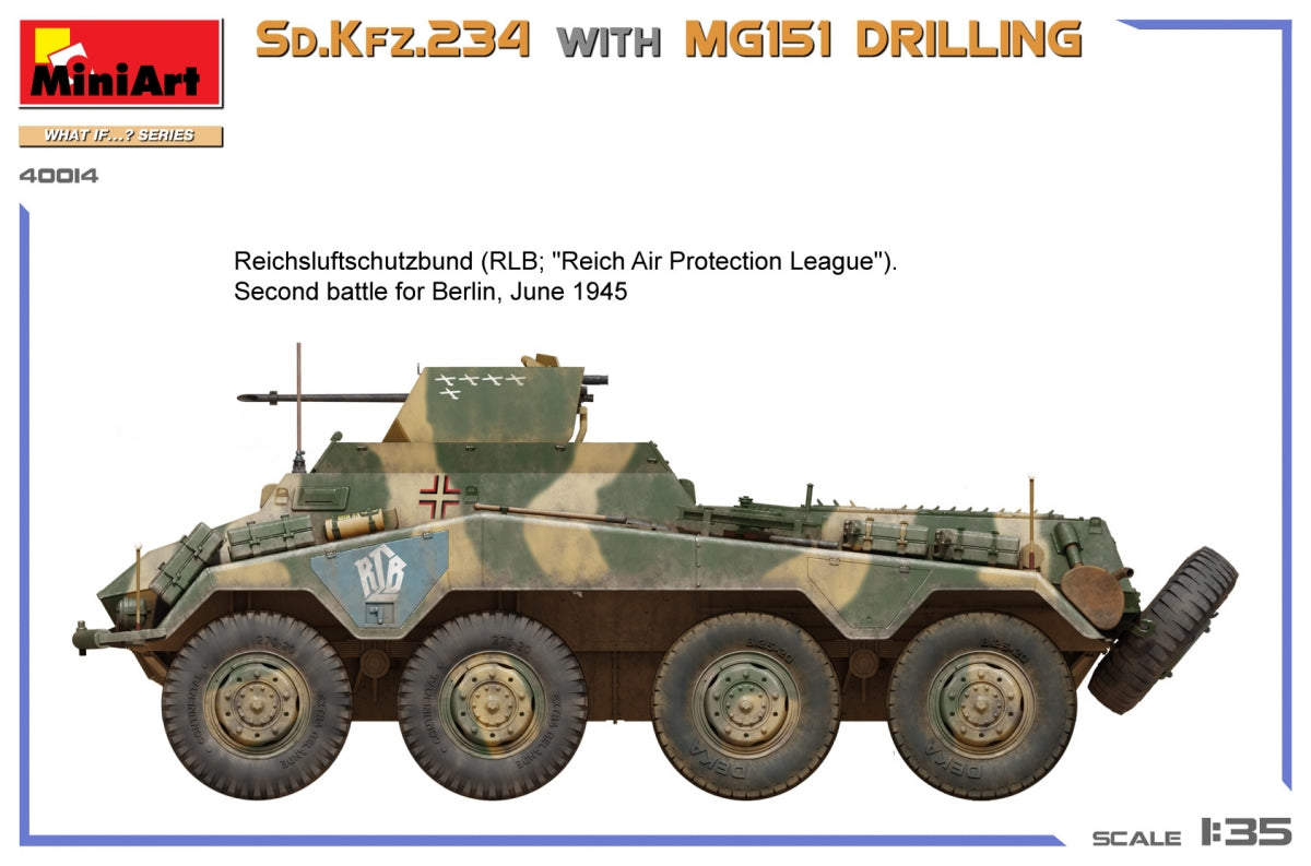 MiniArt 40014 Sd.Kfz.234 WITH MG151 DRILLING 1/35 – image 6