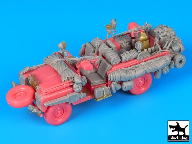 Black Dog T35117 Land Rover Pink Panther accessories set 1/35 – Bild 5