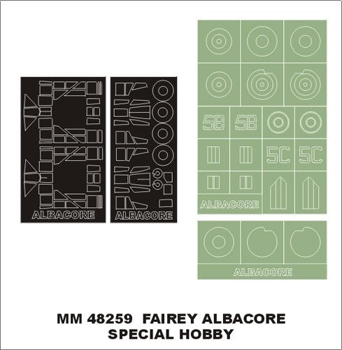 Montex MM48259 Fairey Albacore SPÉCIAL HOBBY