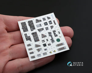 Quinta Studio QD48048 F-14A 3D-Printed &amp;amp; colored Interior on decal paper (for Tamiya kit) 1/48 – Bild 5