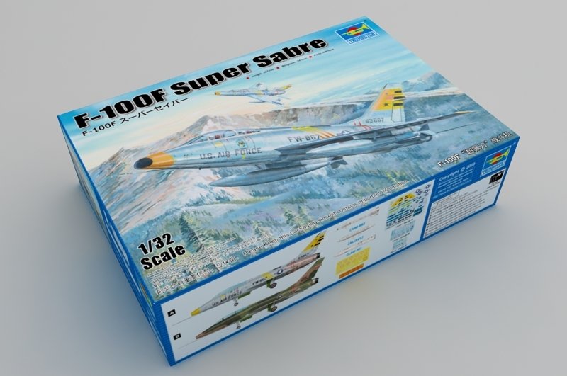 Trumpeter 02246 F-100F Super Saber 1/32 – Bild 2